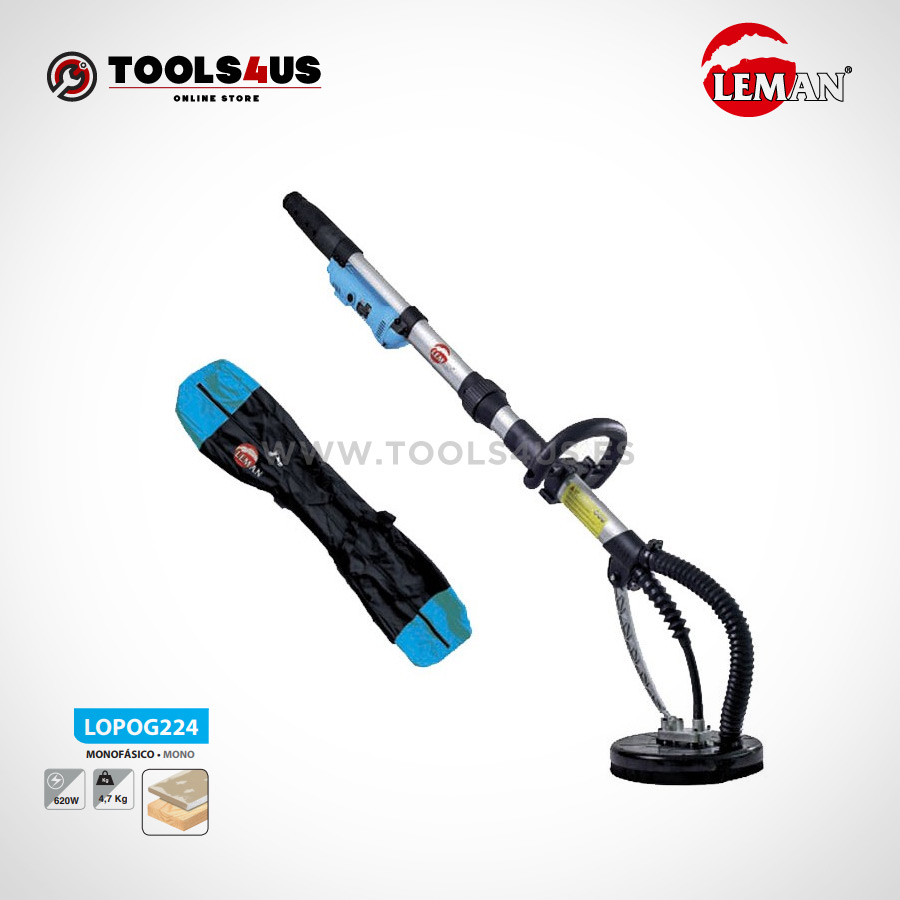 LOPOG224 Lijadora de Pared y Techo 225mm 620W Leman 01